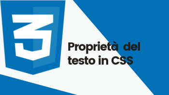 Proprietà del testo in CSS