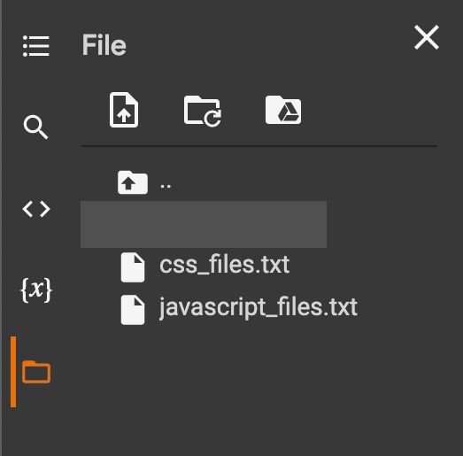 Aprendo i singoli file troverete le URL dei file CSS e JS